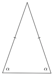 isosceles triangle example triangles base definition