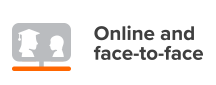 Online and face-to-face